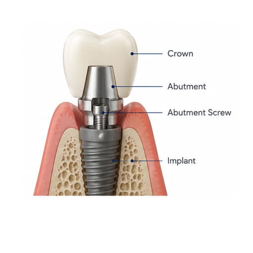 Dentaltech Abutment Screw - Neo Biotech Implant Compatible (Pack of 10)