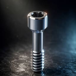 Dentaltech Abutment Screw RP - Nobel Biocare RP Implant Compatible (Pack of 10) - 2