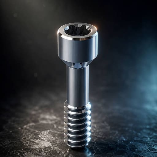 Dentaltech Abutment Screw RP - Nobel Biocare RP Implant Compatible (Pack of 10)