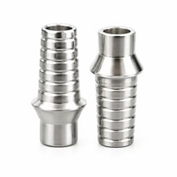 Dentaltech Adin | Noris | Alpha Bio | MIS Compatible Ti Base - Non Hex - 8