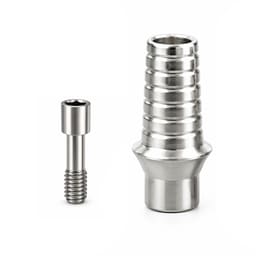 Dentaltech Adin | Noris | Alpha Bio | MIS Compatible Ti Base - Non Hex - 2