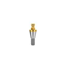 Dentaltech Ball Abutment G/H1.0mm - Dentium Superline / Dio/ Megagen / Dentis/ CoWellMedi Implant Compatible