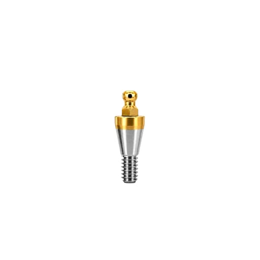 Dentaltech Ball Abutment G/H2.0mm - Dentium Superline / Dio/ Megagen / Dentis/ CoWellMedi Implant Compatible