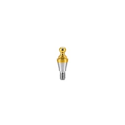 Dentaltech Ball Abutment Mini G/H1.0mm - Osstem Mini Implant Compatible