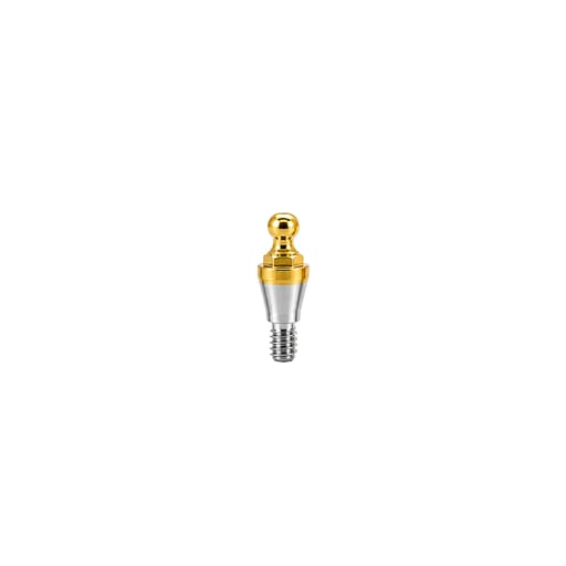 Dentaltech Ball Abutment Mini G/H1.0mm - Osstem Mini Implant Compatible