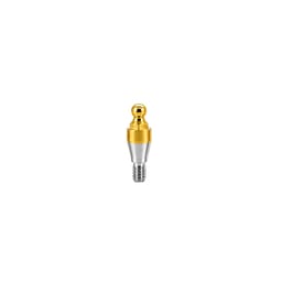 Dentaltech Ball Abutment Mini G/H2.0mm - Osstem Mini Implant Compatible