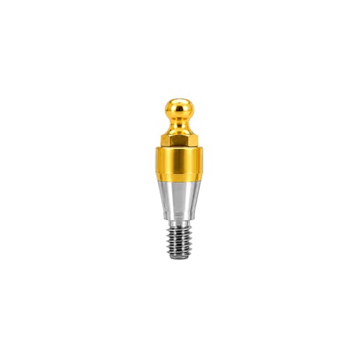 Dentaltech Ball Abutment Regular G/H4.0mm - Osstem | Dentium | DIO | Cowellmedi | Neobiotech | Dentis Implant Compatible