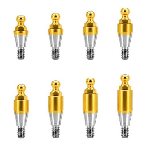 Dentaltech Ball Abutment Regular - Osstem | Dentium | DIO | Cowellmedi | Neobiotech | Dentis Implant Compatible