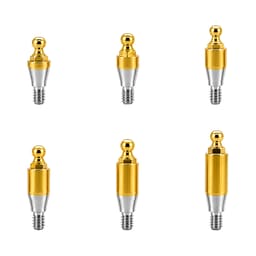 Dentaltech Ball Abutments - Osstem Mini Implant Compatible