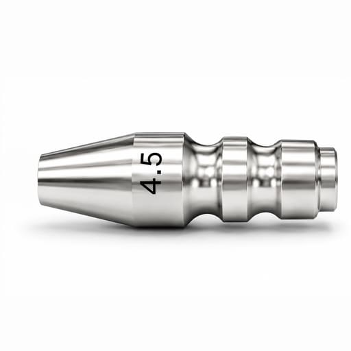 Dentaltech Close Tray Impression Coping ?4.5mm X 15mm - Dentium Superline / Dio/ Megagen / Dentis/ CoWellMedi Implant Compatible