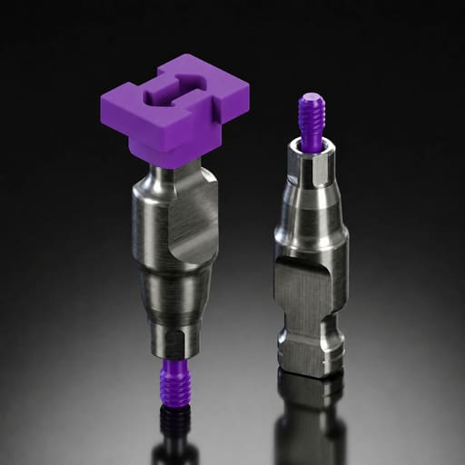 Dentaltech Close Tray Impression Coping ∅4mm - Straumann RC Implant Compatible (ITI-RC 025.4201)