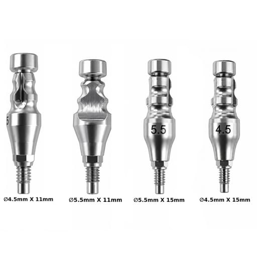 Dentaltech Close Tray Impression Coping - Dentium Superline / Dio/ Megagen / Dentis/ CoWellMedi Implant Compatible