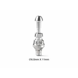 Dentaltech Close Tray Impression Coping Regular ?6.0mm X 11mm - Osstem | Dentium | DIO | Cowellmedi | Neobiotech | Dentis Implant Compatible
