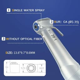 Dentaltech Dental Implant Surgical Contra Angle Handpiece 20:1 - 3