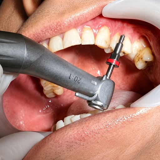 Dentaltech Dental Implant Surgical Contra Angle Handpiece 20:1