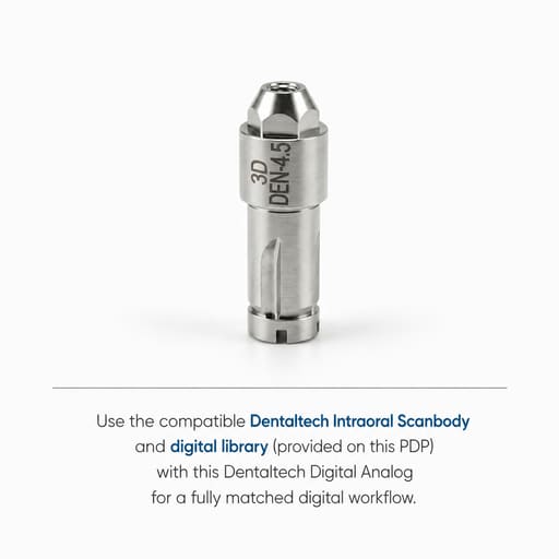 Dentaltech Dentium Compatible Multiunit Digital Analog (Den 4.5-Hybrid)