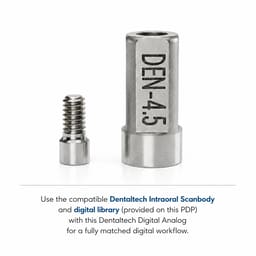 Dentaltech Dentium Implant Compatible Multi Unit Scan Body (Den 4.5-hybrid) - 2