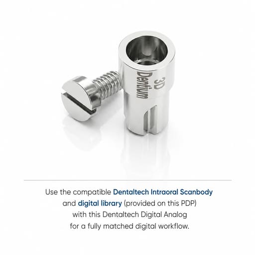 Dentaltech Digital Analog - Dentium Superline | DIO | Cowellmedi | MegaGen | Dentis | implantswiss Compatible