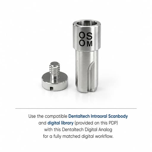 Dentaltech Digital Analog Mini - Osstem Mini Implant Compatible