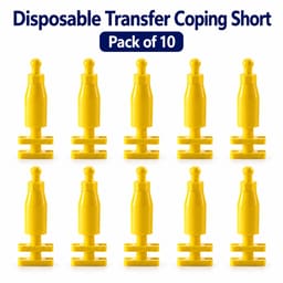 Dentaltech Disposable Transfer Coping - Dentium Superline / DIO/ Megagen / Dentis/ CoWellMedi Implant Compatible (Pack of 10) - 3