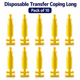 Dentaltech Disposable Transfer Coping - Dentium Superline / DIO/ Megagen / Dentis/ CoWellMedi Implant Compatible (Pack of 10) - 4