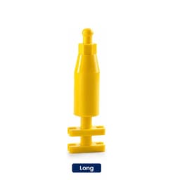 Dentaltech Disposable Transfer Coping Long - Dentium Superline / DIO/ Megagen / Dentis/ CoWellMedi Implant Compatible (Pack of 10)