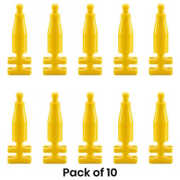 Dentaltech Disposable Transfer Coping Long Regular - Osstem | Dentium | DIO | Cowellmedi | Neobiotech | Dentis Implant Compatible (Pack of 10)