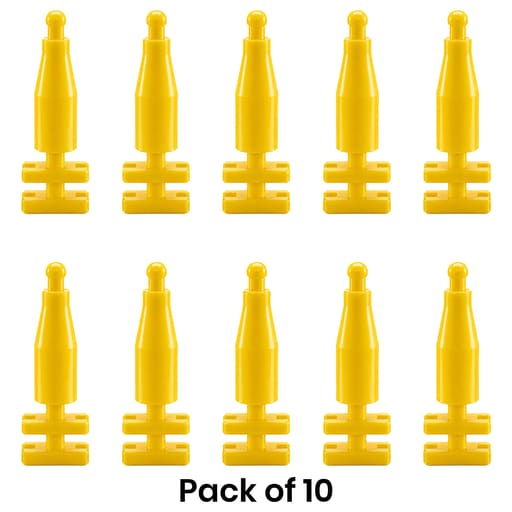 Dentaltech Disposable Transfer Coping Long Regular - Osstem | Dentium | DIO | Cowellmedi | Neobiotech | Dentis Implant Compatible (Pack of 10)