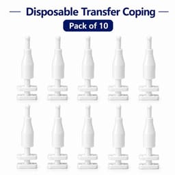 Dentaltech Disposable Transfer Coping Short Mini - Osstem Mini Implant Compatible (Pack of 10)