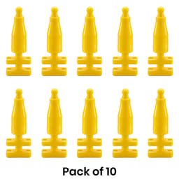 Dentaltech Disposable Transfer Coping Short Regular - Osstem | Dentium | DIO | Cowellmedi | Neobiotech | Dentis Implant Compatible (Pack of 10)
