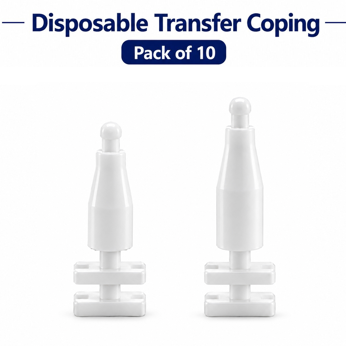 Dentaltech Disposable Transfer Coping - Straumann NC Implant Compatible (Pack of 10)