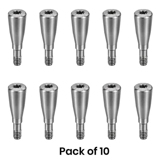 Dentaltech Healing Abutment ?3.6mm X 5.0mm - Straumann NC Implant Compatible (ITI-NC 024.2226S) (Pack of 10)