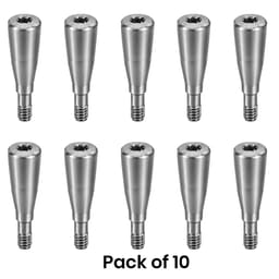 Dentaltech Healing Abutment ?3.6mm X 7.0mm - Straumann NC Implant Compatible (ITI-NC 024.2228S) (Pack of 10)
