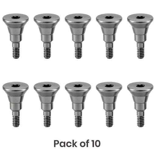 Dentaltech Healing Abutment ?5.0mm X 2.0mm - Straumann RC Implant Compatible (ITI-RC 024.4222S) (Pack of 10)