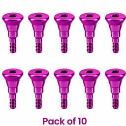 Dentaltech Healing Abutment ∅5.0mm X 2.0mm - Straumann RC Implant Compatible (ITI-RC 024.4222S) (Pack of 10)