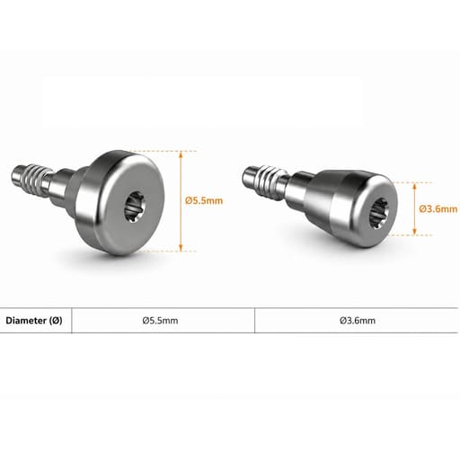 Dentaltech Healing Abutment - Nobel Biocare NP Implant Compatible (Pack of 10)