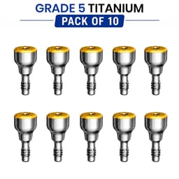 Dentaltech Healing Abutment - Nobel Biocare RP Implant Compatible (Pack of 10)