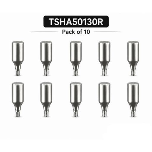 Dentaltech Healing Abutment Regular ?5.0mm X 13.0mm - Osstem | Dentium | DIO | Cowellmedi | Neobiotech | Dentis Implant Compatible (Pack of 10)