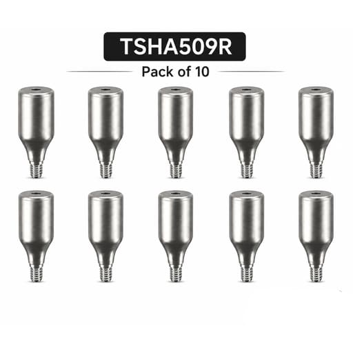 Dentaltech Healing Abutment Regular ?5.0mm X 9.0mm - Osstem | Dentium | DIO | Cowellmedi | Neobiotech | Dentis Implant Compatible (Pack of 10)