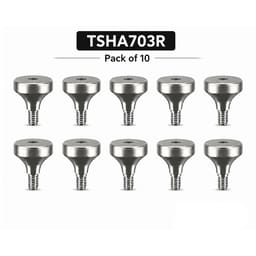 Dentaltech Healing Abutment Regular ?7.0mm X 3.0mm - Osstem | Dentium | DIO | Cowellmedi | Neobiotech | Dentis Implant Compatible (Pack of 10)