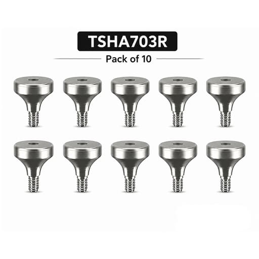 Dentaltech Healing Abutment Regular ?7.0mm X 3.0mm - Osstem | Dentium | DIO | Cowellmedi | Neobiotech | Dentis Implant Compatible (Pack of 10)