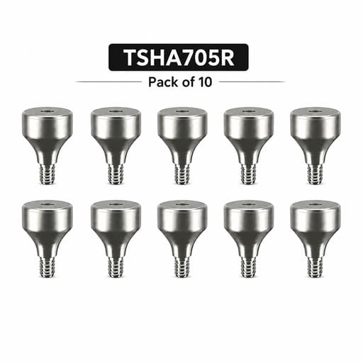 Dentaltech Healing Abutment Regular ?7.0mm X 5.0mm - Osstem | Dentium | DIO | Cowellmedi | Neobiotech | Dentis Implant Compatible (Pack of 10)