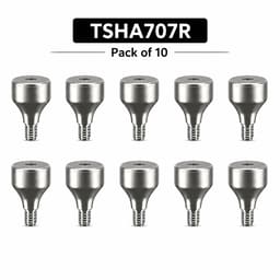 Dentaltech Healing Abutment Regular ?7.0mm X 7.0mm - Osstem | Dentium | DIO | Cowellmedi | Neobiotech | Dentis Implant Compatible (Pack of 10)