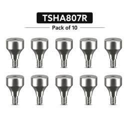 Dentaltech Healing Abutment Regular ?8.0mm X 7.0mm - Osstem | Dentium | DIO | Cowellmedi | Neobiotech | Dentis Implant Compatible (Pack of 10)
