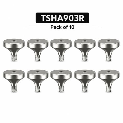 Dentaltech Healing Abutment Regular ?9.0mm X 3.0mm - Osstem | Dentium | DIO | Cowellmedi | Neobiotech | Dentis Implant Compatible (Pack of 10)