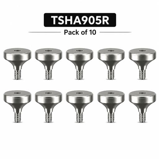 Dentaltech Healing Abutment Regular ? 9.0mm X 5.0mm - Osstem | Dentium | DIO | Cowellmedi | Neobiotech | Dentis Implant Compatible (Pack of 10)