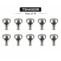 Dentaltech Healing Abutments Regular ? 5.0mm X 3.0mm - Osstem | Dentium | DIO | Cowellmedi | Neobiotech | Dentis Compatible (TSHA 503R) (Pack of 10)