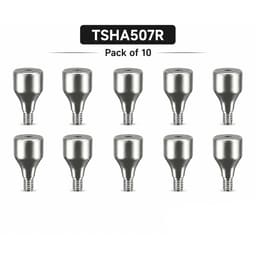 Dentaltech Healing Abutments Regular ? 5.0mm X 7.0mm - Osstem | Dentium | DIO | Cowellmedi | Neobiotech | Dentis Compatible (TSHA 507R) (Pack of 10)