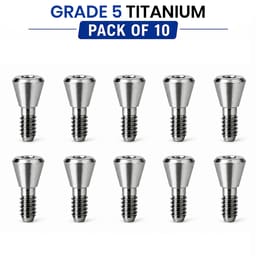 Dentaltech Implant Cover Screw Mini ∅3.5mm X 0.4mm - Osstem Mini Compatible (GSCS 35) (Pack of 10)