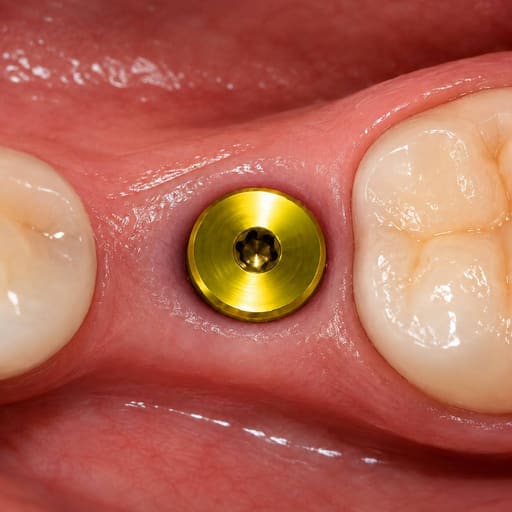 Dentaltech Implant Cover Screw - Straumann NC Implant Compatible (Pack of 10)